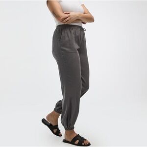 Waffle textured size XL Old Navy Cotton Blend Women's Gray Jogger Pants